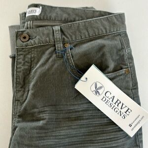 Moss green corduroy pants size 8